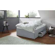 Westfalia Schlafkomfort Boxspringbett 120 x 200 cm Grau
