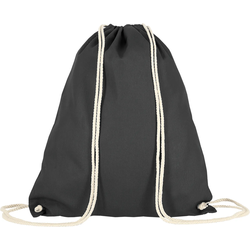 Turnbeutel - OEKO-TEX 100 zertifiziert | mit robusten Zugbändern | 38x46cm | Jutebeutel | Einkaufstasche | Rucksack | unbedruckt, anthrazit