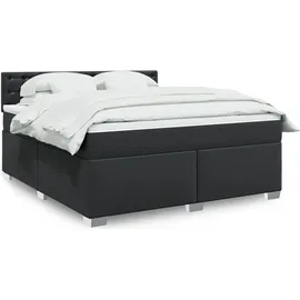 vidaXL Boxspringbett 180 x 200 cm Schwarz