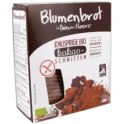 Blumenbrot Knusprige Bio Kakao-Schnitten