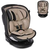 Lorelli Kindersitz i-Size Aviator, (40-150cm) 360° drehbar, verstellbar, Isofix beige