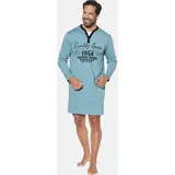 Jan Vanderstorm Nachthemd STIGMARK Blau 5XL