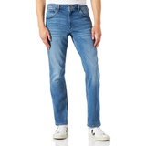 WRANGLER Greensboro Jeans Straight Fit, in Used-Optik-W38 / L30