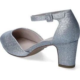 TAMARIS Damen Pumps mit Blockabsatz, metallic, 40 EU