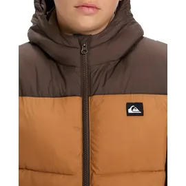QUIKSILVER Outdoorjacke QUIKSILVER "Cold Days", Jungen, Gr. 12, chocolate braun, 100% Nylon, Jacken Outdoorjacke