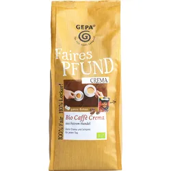 GEPA Bio CAFFÈ Crema Bohne faires Pfund