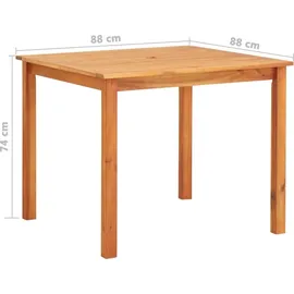 vidaXL Garten-Essgruppe 5-tlg. Grau