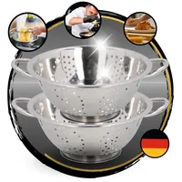 TronicXL 2 Stück Küchensieb Abseihsieb Salatsieb Nudelsieb Küche Sieb