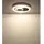 GLOBO LED Deckenleuchte 1 rund Chrom weiß matt