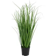 tinkaro Poa-Gras, Grün, Kunststoff, 68 cm, Dekoration, Blumen & Zubehör, Kunstpflanzen