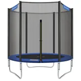 Songmics Trampolin Ø 183 cm Schwarz-Blau