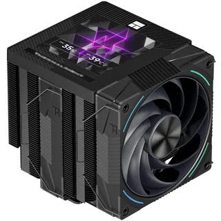TR-Thermalright Phantom Spirit 120 Vision EVO CPU-Kühler, Doppel-Tower mit 7 Heatpipes-3,95 Zoll-IPS-Bildschirm, zwei 120mm CPU-Lüfter, für AM5/AM4, Intel lga1851/1700/1150/1151/1200