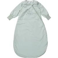 Sterntaler Schlafsack mit Armen 70cm Fuchs Filou - Jersey, leicht wattiert - abnehmbare Ärmel mit Klettverschluss & Handstulpen - 2-Wege-Reißverschluss & Kabelöffnung - für Kinder - 1,00 TOG, eisgrün