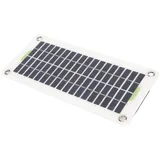 Tragbares Solarpanel, 12 V, 30 W, Mini, Wasserdicht, USB, für den Außenbereich, Polykristalline Photovoltaikzellen, Solarladegerät-Set für Auto, Van, Boot, Wohnwagen, Wohnmobil