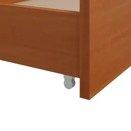 vidaXL Massivholzbett 90 x 200 cm Honigbraun