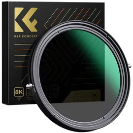 K&F Concept CPL + Variabel ND Filter - Nano X ND2-ND32 82mm