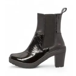Art für Damen. 117621101003_001 Lederstiefeletten 1762 Travel schwarz (41), 5 bis 8 cm, Keine, Lässig