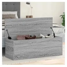 vidaXL Aufbewahrungsbox Truhe 102 x 35 x 35 cm 1-tlg. grau