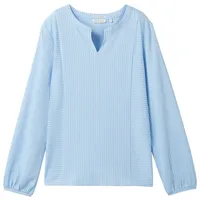 Tom Tailor Vertical Stripe Bluse Blue White Thin Stripe XL