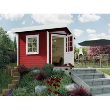 Weka Designhaus 213+ 3 x 3 m Rot