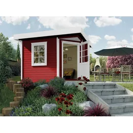 Weka Designhaus 213+ 3 x 3 m Rot