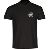 multifanshop Deutschland T-Shirt Adler Retro 2023 Herren Schwarz Gr. XL