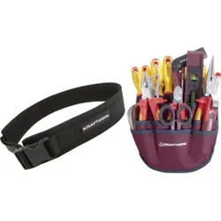 Kraftwerk Elektriker-Werkzeugtasche & Gürtel, Kraftwerk  20-teilig