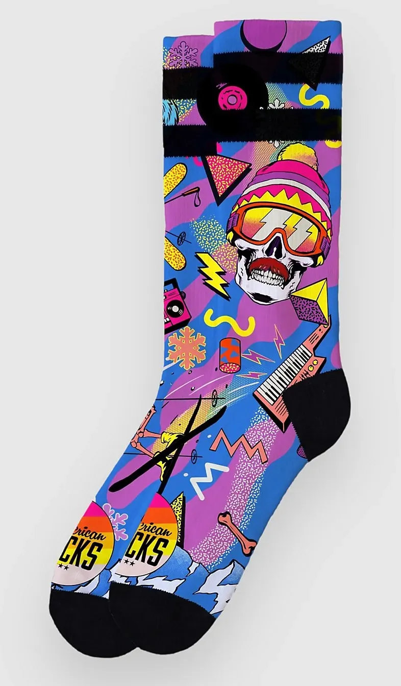 American Socks Retro Blizzard - Mid High Socks multi Gr. SM