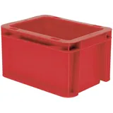 La-Ka-Pe Transportstapelbehälter L200xB100xH120mm rot PP Seitenwände geschl.LA-KA-PE
