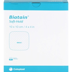 Biatain Schaumverband 10x10cm Sanft Haftend 5 ST