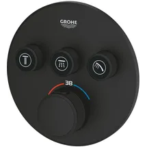 Grohe Grohtherm SmartControl Duschthermostat Unterputz für 3 Verbraucher Schwarz 29508KF0