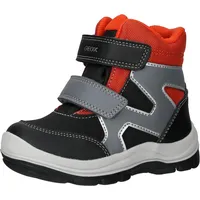 GEOX B FLANFIL Boy B ABX Ankle Boot, Black/ORANGE, 23 EU