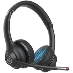 Go Work Ohraufliegender Bluetooth Kopfhörer kabelgebunden&kabellos 45 h Laufzeit  (Schwarz, Blau)