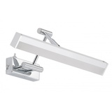 Briloner LED Bad- Spiegellampe mit Schalter verstellbar Chrom 37cm