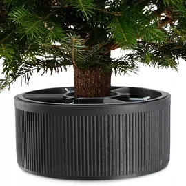 Kadax Weihnachtsbaumständer, Christbaumständer Baumhöhe bis 150cm, Graphit)
