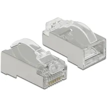 DeLock 86474 Drahtverbinder RJ-45 Crimp+Cut+Curve Stecker Cat.6, STP 20) Stück