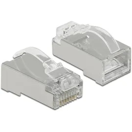 DeLock 86474 Drahtverbinder RJ-45 Crimp+Cut+Curve Stecker Cat.6, STP 20) Stück