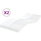 vidaXL 7-Zonen Kaltschaum 80 x 200 cm weich