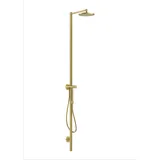 Hansgrohe Axor Starck Nature Duschsäule Set mit Kopfbrause 240 1-jet Brushed Brass 12670950