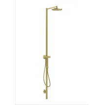 Hansgrohe Axor Starck Nature Duschsäule Set mit Kopfbrause 240 1-jet Brushed Brass 12670950