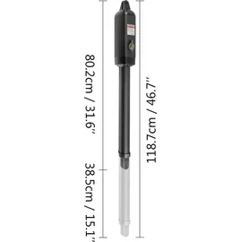 Vevor Doppel-Schwenktoröffner, automatischer Toröffner, Fern-Komplettset, Doppel-Toröffner, schwere Lasten bis zu 399,16 kg, 457 mm langes Tor, 80 W AC-betriebener Toröffner