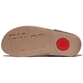 FitFlop Damen Lulu Multi-Tonal Glitter Zehentrenner, Klassischer Beige-Mix, 39 EU