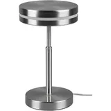 Trio LED-Tischleuchte Franklin Alu, Eisen, Stahl & Metall Silber Nickel matt