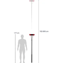 Ulsonix Waschbürste Teleskop-Waschbürste schwarz