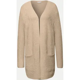 STREET ONE Langer Federgarn Cardigan Beige 38