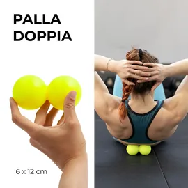 KALAHARI 4 wellness KALAHARI Massagebälle, Duoball, Faszienball und e-Book Übungen auf Deutsch - zur Selbstmassage, Faszientraining, Plantarfasziitis Entspannung, Fußmassage - Triggerpunkt für Rücken Beine Füße Hände