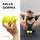 KALAHARI 4 wellness KALAHARI Massagebälle, Duoball, Faszienball und e-Book Übungen auf Deutsch - zur Selbstmassage, Faszientraining, Plantarfasziitis Entspannung, Fußmassage - Triggerpunkt für Rücken Beine Füße Hände