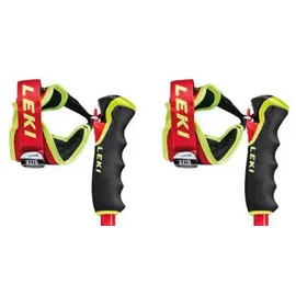 Leki Alpino Leki Venom GS 3D Skistöcke (Größe 135CM, rot)