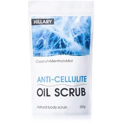 Anticellulite kühlendes Körperpeeling Anticellulite Oil Scrub Hillary 200 g