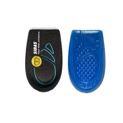 SIDAS Cushioning Gel Pad Gel-Fersenpads (BOX OF 20) Schwarz - STK